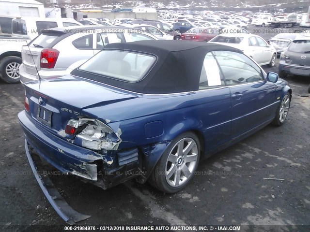 WBABS33432PG82871 - 2002 BMW 325 CI BLUE photo 4