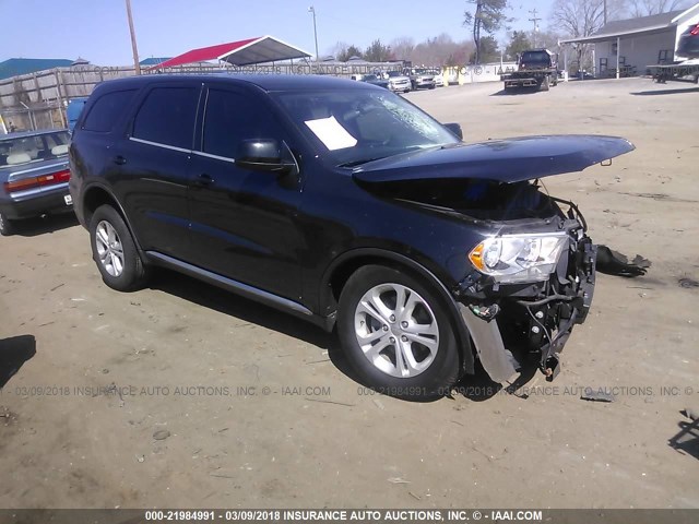 1C4RDHAG5CC308368 - 2012 DODGE DURANGO SXT BLACK photo 1