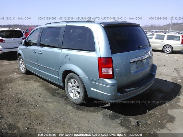 2A4RR5D14AR285249 - 2010 CHRYSLER TOWN & COUNTRY TOURING BLUE photo 3