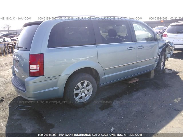 2A4RR5D14AR285249 - 2010 CHRYSLER TOWN & COUNTRY TOURING BLUE photo 4