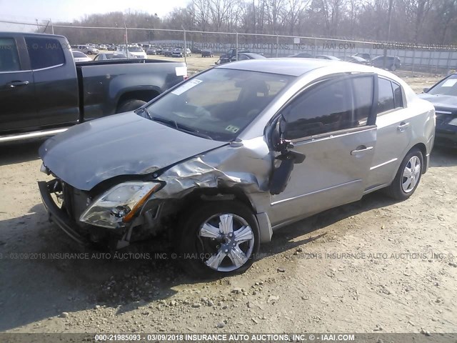 3N1AB6APXAL624585 - 2010 NISSAN SENTRA 2.0/2.0S/SR/2.0SL GRAY photo 2