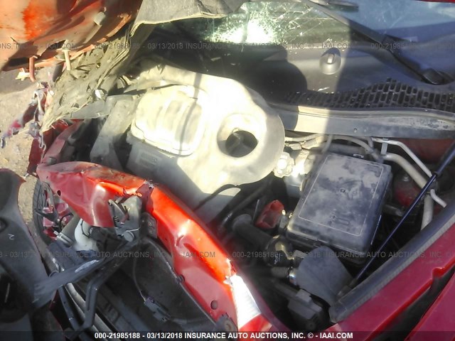 3GNCA13B49S597776 - 2009 CHEVROLET HHR LS RED photo 10