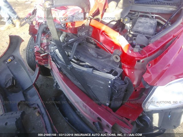 3GNCA13B49S597776 - 2009 CHEVROLET HHR LS RED photo 6
