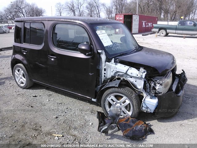 JN8AZ28R39T124157 - 2009 NISSAN CUBE S/SL BURGUNDY photo 1