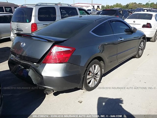 1HGCS128X9A016814 - 2009 HONDA ACCORD EXL GRAY photo 4