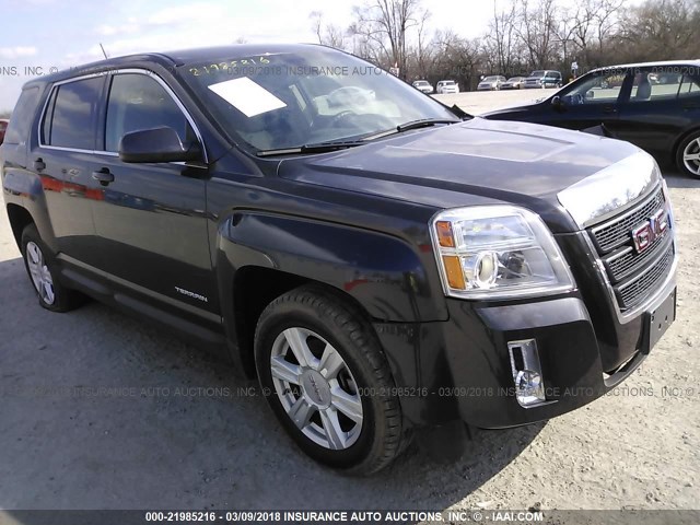 2GKALMEK1F6219910 - 2015 GMC TERRAIN SLE GRAY photo 1