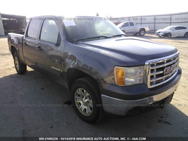 2GTEC13J581125356 - 2008 GMC SIERRA C1500 BROWN photo 1