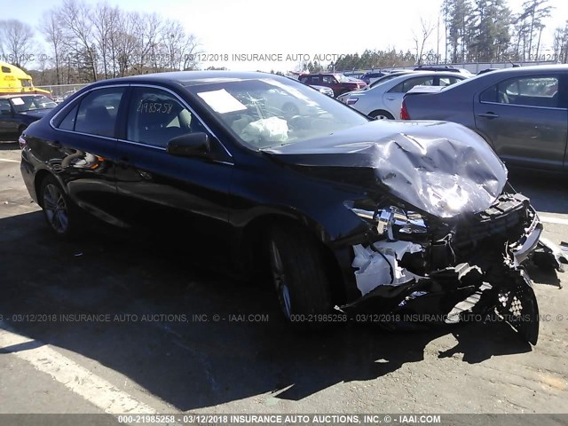 4T1BF1FK7FU037503 - 2015 TOYOTA CAMRY LE/XLE/SE/XSE BLACK photo 1