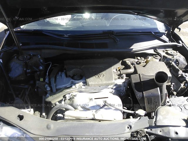 4T1BF1FK7FU037503 - 2015 TOYOTA CAMRY LE/XLE/SE/XSE BLACK photo 10
