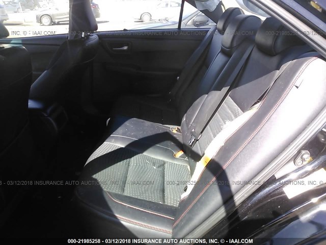 4T1BF1FK7FU037503 - 2015 TOYOTA CAMRY LE/XLE/SE/XSE BLACK photo 8