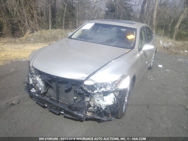 JTHCL5EF7A5006928 - 2010 LEXUS LS 460 GOLD photo 2