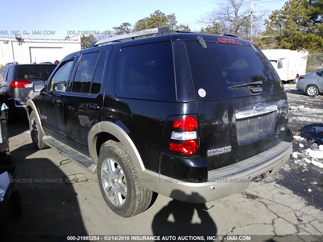 1FMEU74E16UA12227 - 2006 FORD EXPLORER EDDIE BAUER BLACK photo 3