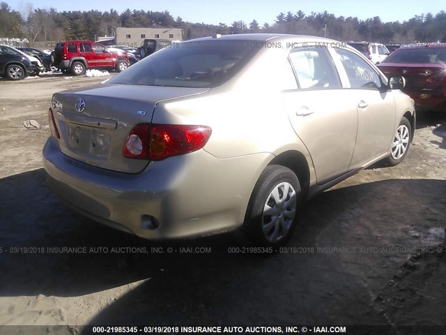 2T1BU4EE8AC462709 - 2010 TOYOTA COROLLA S/LE/XLE BROWN photo 4