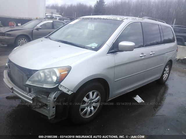 5FNRL38608B418712 - 2008 HONDA ODYSSEY EXL ვერცხლისფერი ფოტო 2