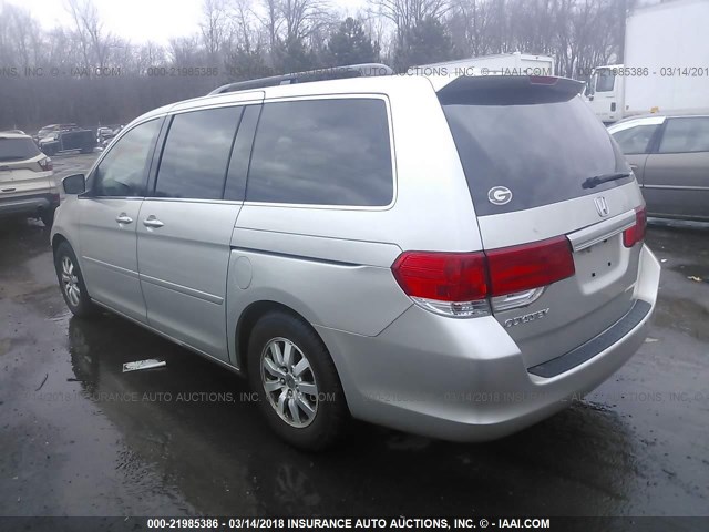 5FNRL38608B418712 - 2008 HONDA ODYSSEY EXL ვერცხლისფერი ფოტო 3