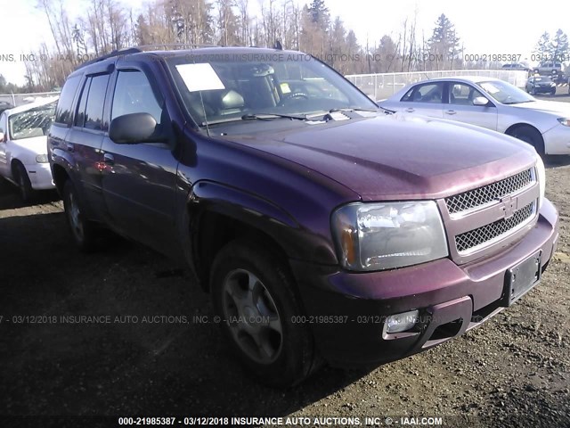 1GNDT13SX62191393 - 2006 CHEVROLET TRAILBLAZER LS/LT BURGUNDY photo 1