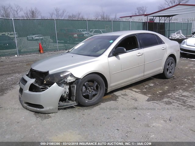 1G1ZB5E08CF170057 - 2012 CHEVROLET MALIBU LS TAN photo 2