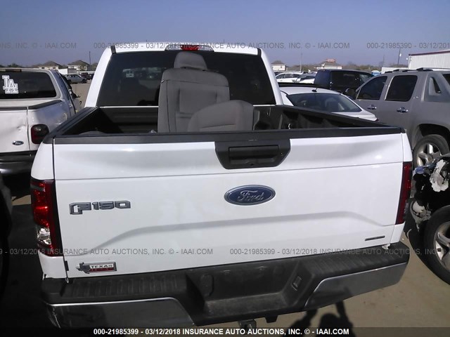 1FTEW1EFXGKF81643 - 2016 FORD F150 SUPERCREW WHITE photo 6