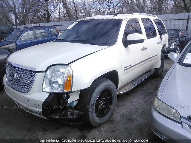 1GKFK03209R287483 - 2009 GMC YUKON DENALI WHITE photo 2