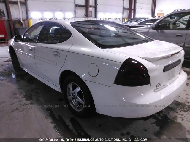 2G2WS522641114986 - 2004 PONTIAC GRAND PRIX GT2 WHITE photo 3