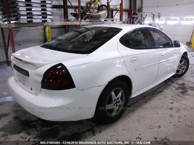2G2WS522641114986 - 2004 PONTIAC GRAND PRIX GT2 WHITE photo 4