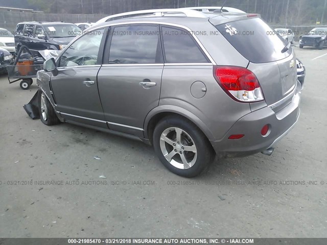 3GNAL3E55CS540739 - 2012 CHEVROLET CAPTIVA SPORT/LT GRAY photo 3