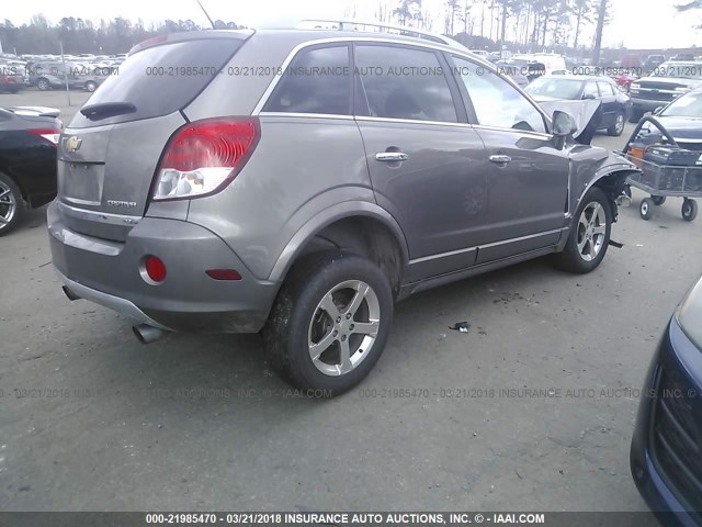 3GNAL3E55CS540739 - 2012 CHEVROLET CAPTIVA SPORT/LT GRAY photo 4