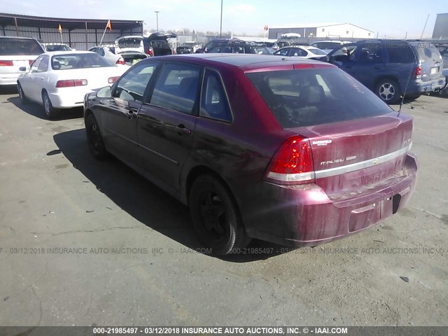 1G1ZT61876F168335 - 2006 CHEVROLET MALIBU MAXX LT RED photo 3