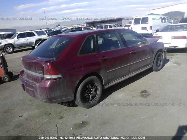 1G1ZT61876F168335 - 2006 CHEVROLET MALIBU MAXX LT RED photo 4