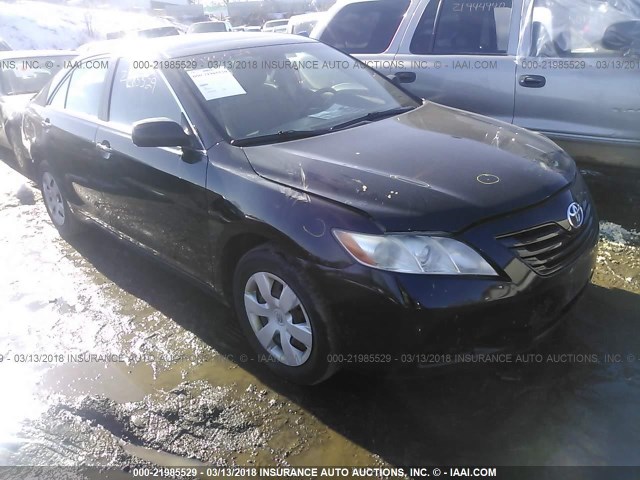 4T1BE46K28U219312 - 2008 TOYOTA CAMRY CE/LE/XLE/SE BLACK photo 1