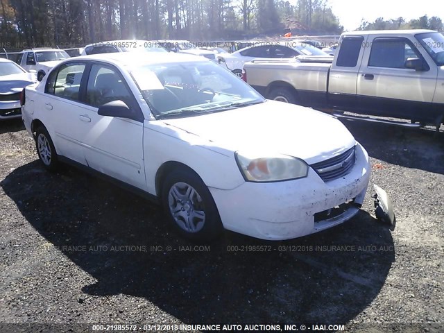 1G1ZS58F58F134835 - 2008 CHEVROLET MALIBU LS თეთრი ფოტო 1