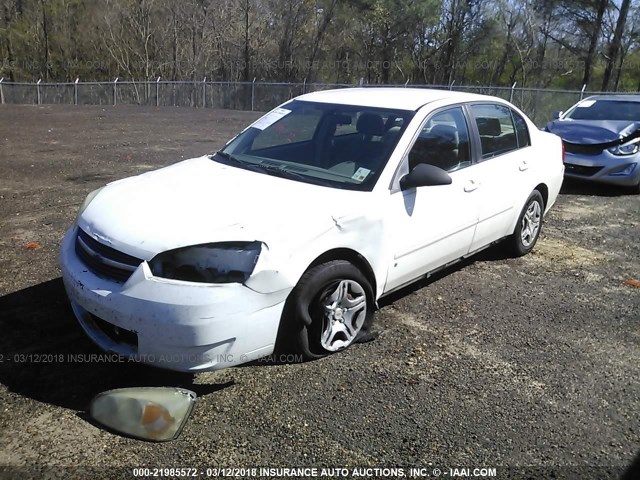 1G1ZS58F58F134835 - 2008 CHEVROLET MALIBU LS თეთრი ფოტო 2