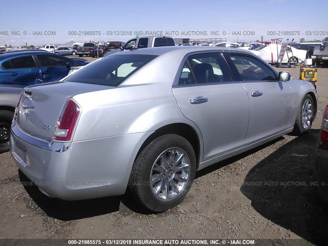 2C3CCACG3CH251148 - 2012 CHRYSLER 300 LIMITED SILVER photo 4