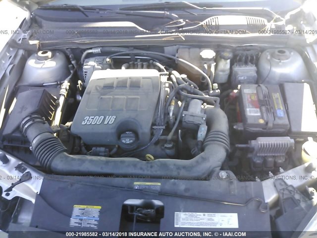 1G1ZT52835F246603 - 2005 CHEVROLET MALIBU LS Күміс фото 10