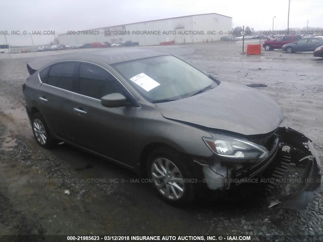 3N1AB7AP8GY321449 - 2016 NISSAN SENTRA S/SV/SR/SL GRAY photo 1