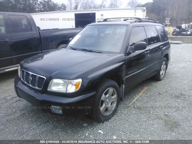 JF1SF65672H750268 - 2002 SUBARU FORESTER S 黑色 照片 2