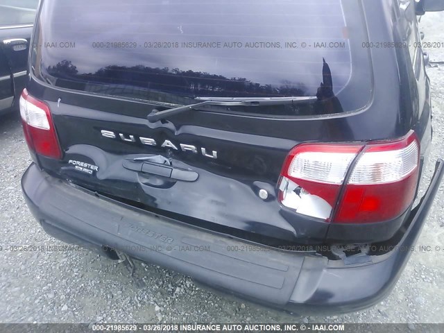 JF1SF65672H750268 - 2002 SUBARU FORESTER S 黑色 照片 6