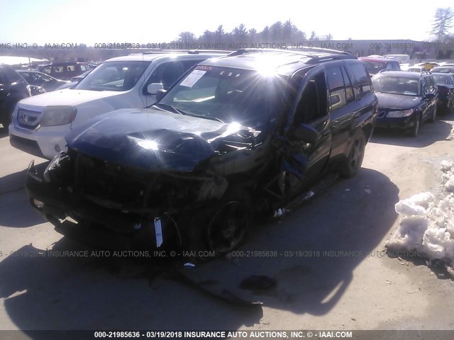 1GNDT13S862315211 - 2006 CHEVROLET TRAILBLAZER LS/LT BLACK photo 2