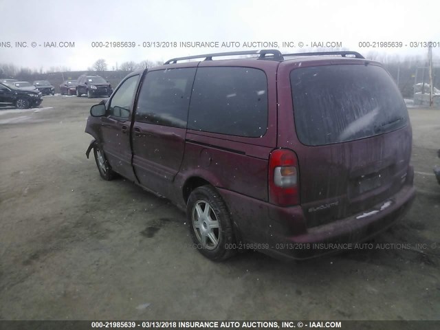 1GHDV13E94D181124 - 2004 OLDSMOBILE SILHOUETTE LUXURY BURGUNDY photo 3