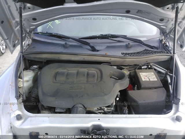 3GNBAAFW8BS650477 - 2011 CHEVROLET HHR LS SILVER photo 10