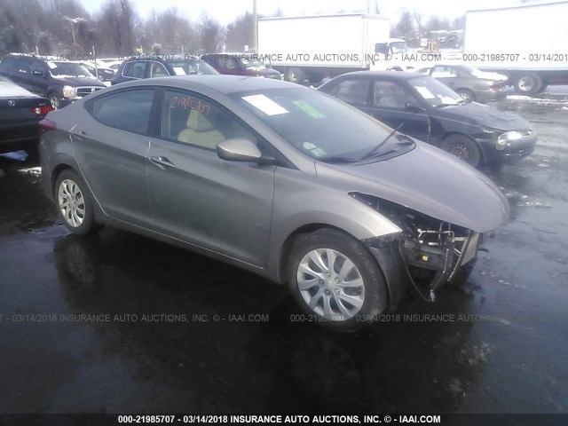 5NPDH4AE0DH210439 - 2013 HYUNDAI ELANTRA GLS/LIMITED BROWN photo 1