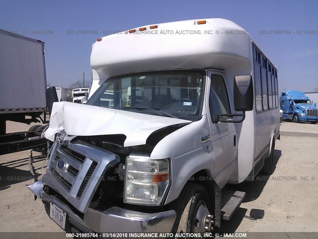 1FDEE3FL5ADA67905 - 2010 FORD E350 WHITE photo 2