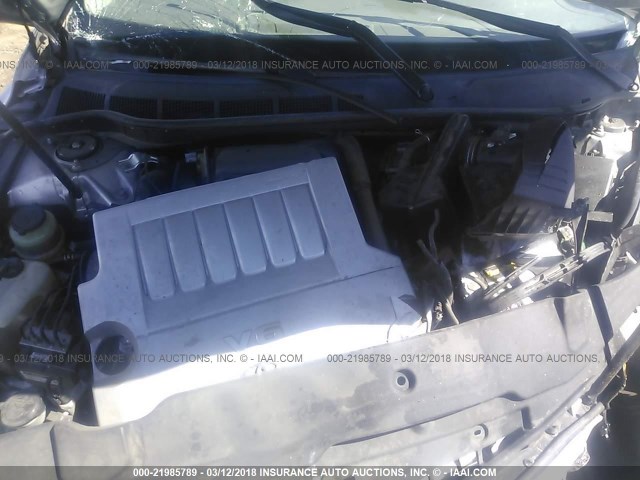 4T1BK3EK5AU597828 - 2010 TOYOTA CAMRY SE/LE/XLE SILVER photo 10