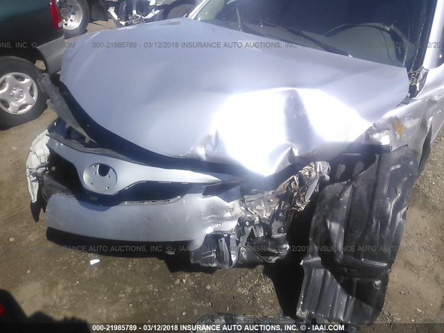 4T1BK3EK5AU597828 - 2010 TOYOTA CAMRY SE/LE/XLE SILVER photo 6