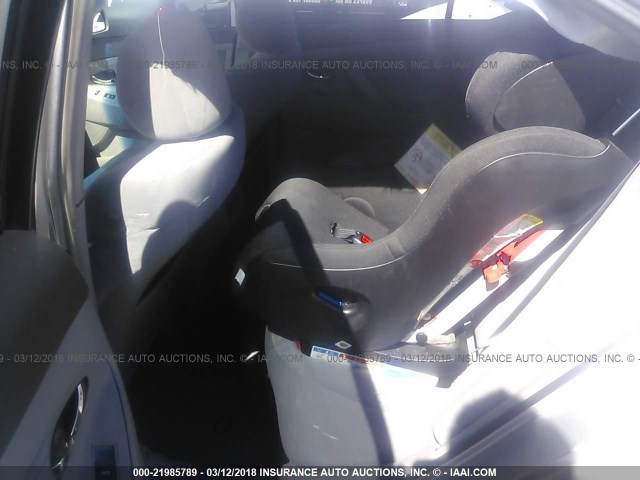 4T1BK3EK5AU597828 - 2010 TOYOTA CAMRY SE/LE/XLE SILVER photo 8