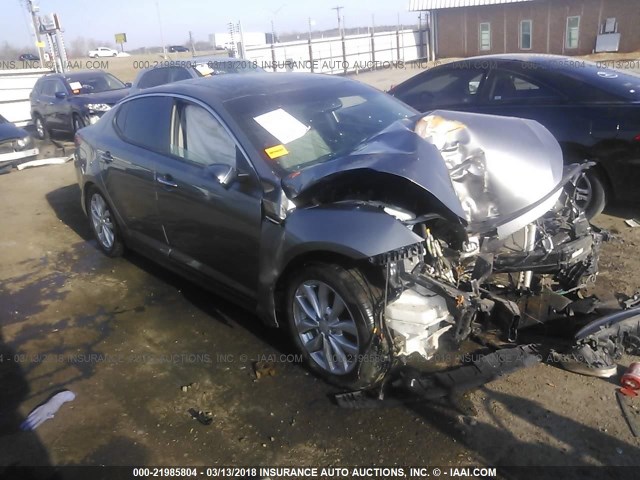 5XXGN4A77EG289080 - 2014 KIA OPTIMA EX GRAY photo 1