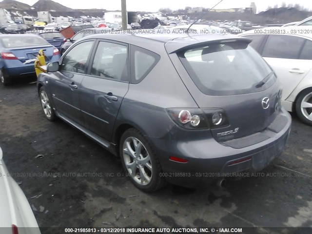 JM1BK344881842995 - 2008 MAZDA 3 HATCHBACK GRAY photo 3