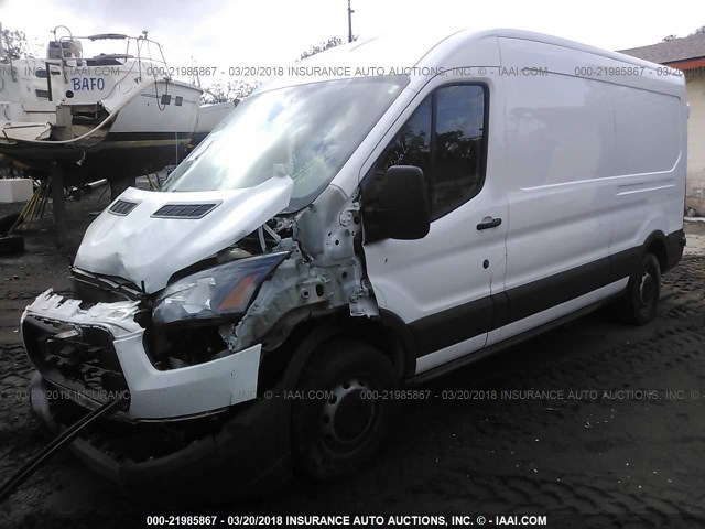 1FTYR2CG0GKA82310 - 2016 FORD TRANSIT T-250 WHITE photo 2