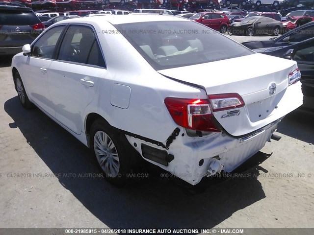 4T1BF1FK9EU865387 - 2014 TOYOTA CAMRY L/SE/LE/XLE 白色 照片 3