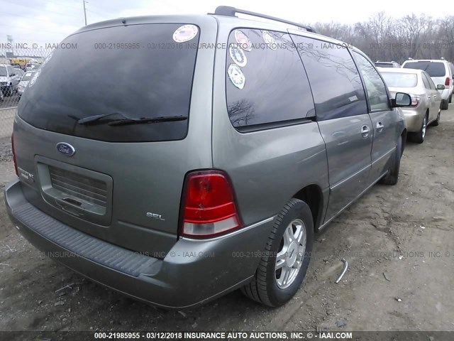 2FMZA52256BA19341 - 2006 FORD FREESTAR SEL GRAY photo 4